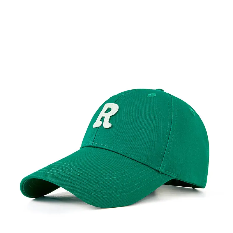 Red Baseball Cap with R Logo for Men Women - Image 11