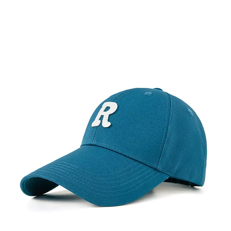Red Baseball Cap with R Logo for Men Women - Image 12