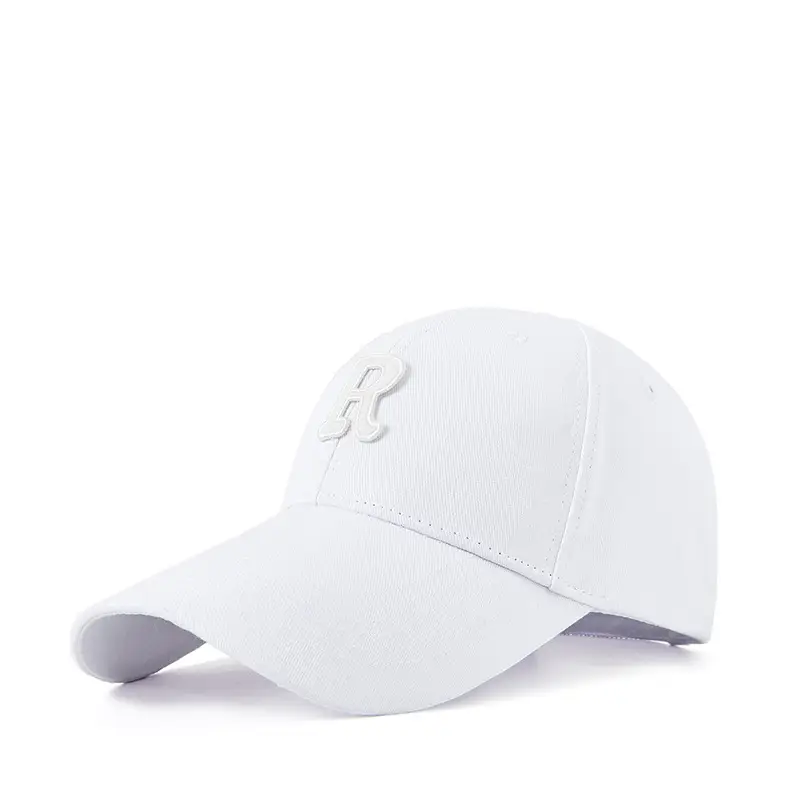 Red Baseball Cap with R Logo for Men Women - Image 4