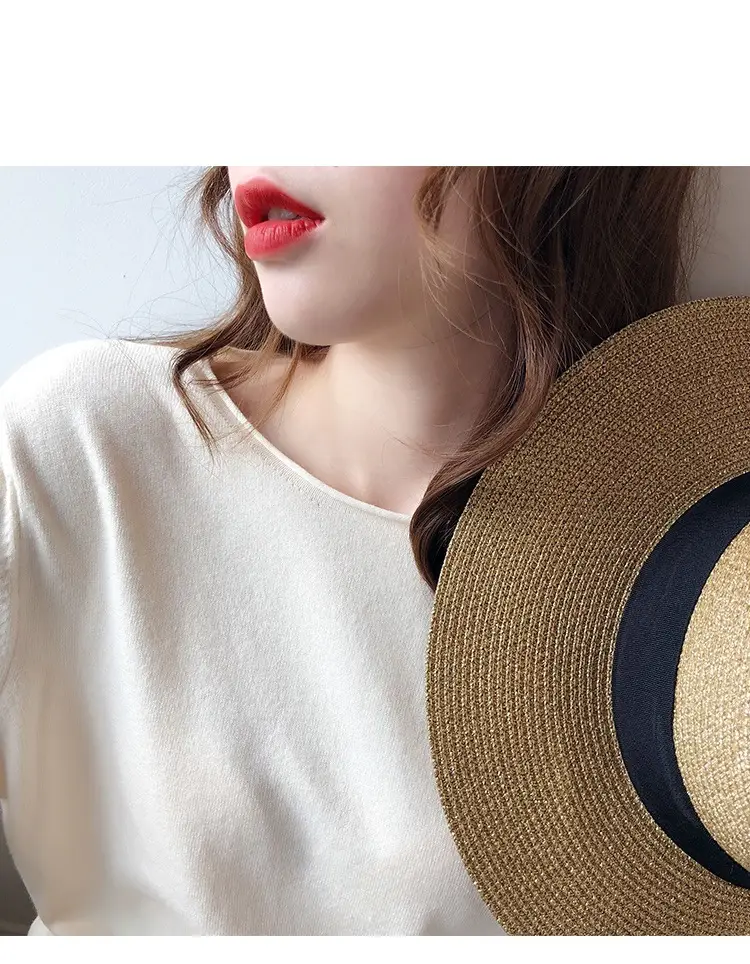 Women Green Knitted Round Neck Sweater Spring 2025 — feature 10