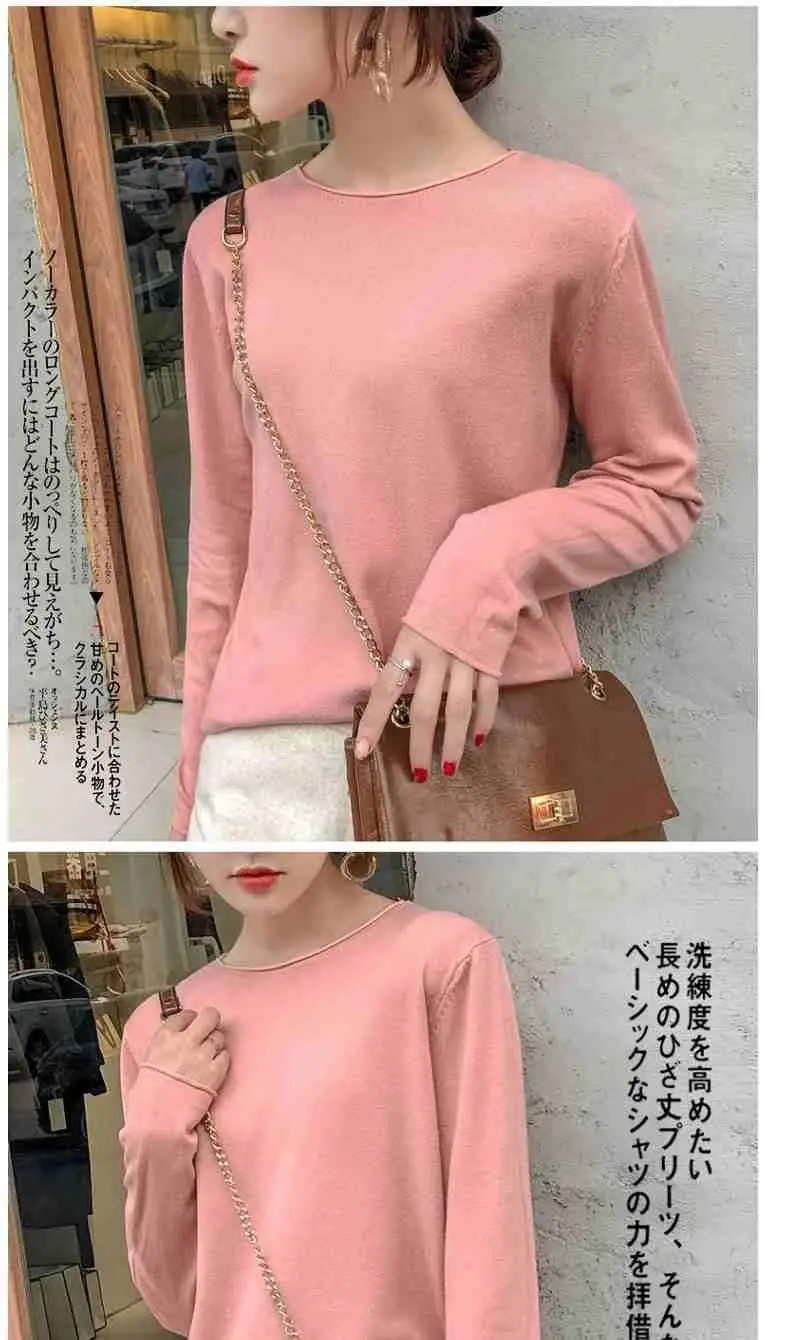 Women Green Knitted Round Neck Sweater Spring 2025 — feature 29
