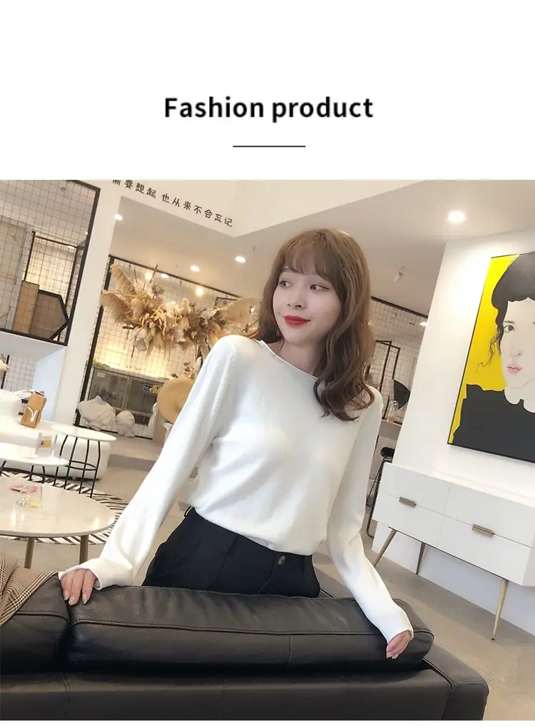 Women Green Knitted Round Neck Sweater Spring 2025 — feature 9