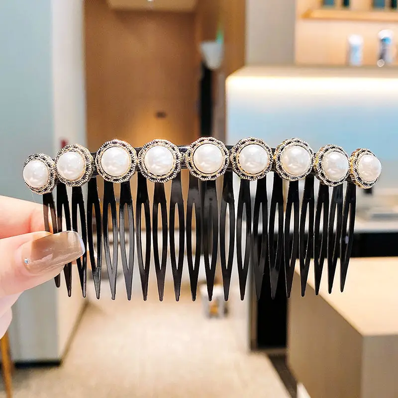 Broken Hairpin Comb Black Traceless Women's Hairpin - Image 2