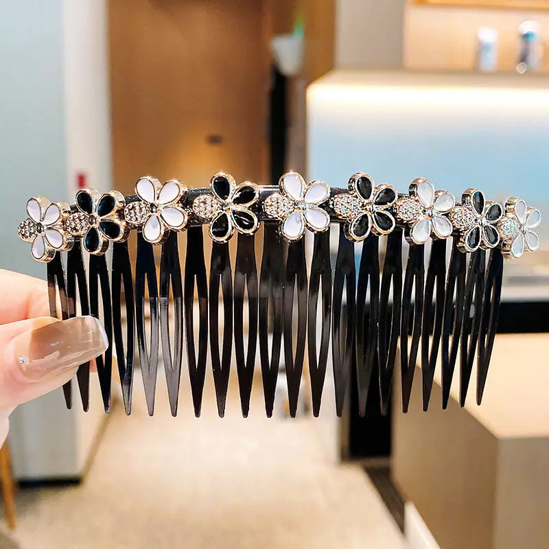 Broken Hairpin Comb Black Traceless Women's Hairpin - Image 3