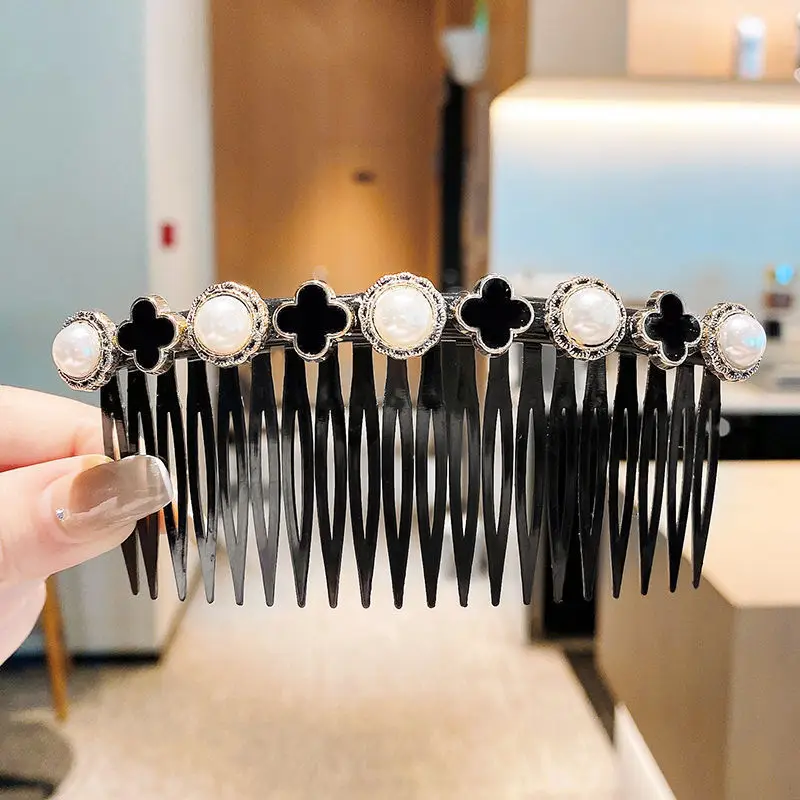 Broken Hairpin Comb Black Traceless Women's Hairpin - Image 8