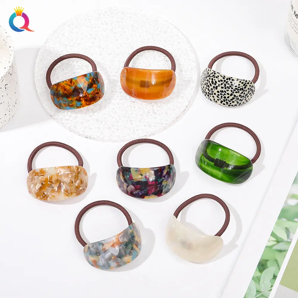 Elegant Crossbody Hair Ropes with Colorful Accents - Image 4