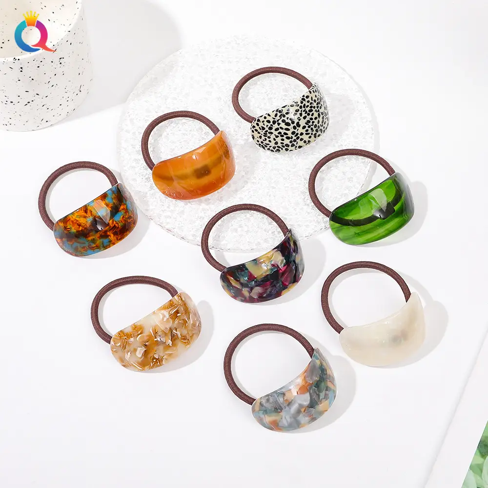 Elegant Crossbody Hair Ropes with Colorful Accents - Image 5