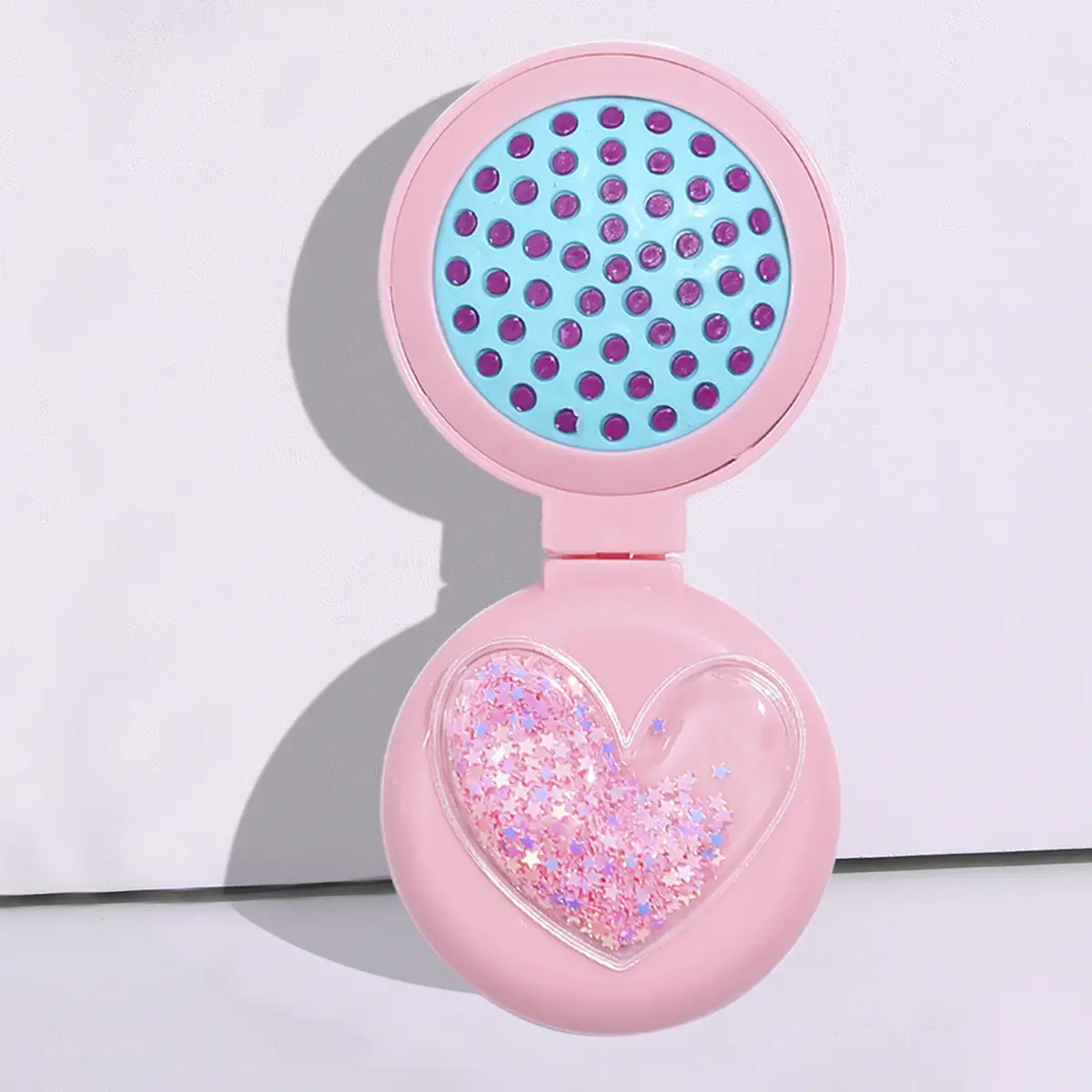 Cross-border Comb Pink Yellow Mirror Cosmetic Mirror Cute Air Cushion Comb - Image 7