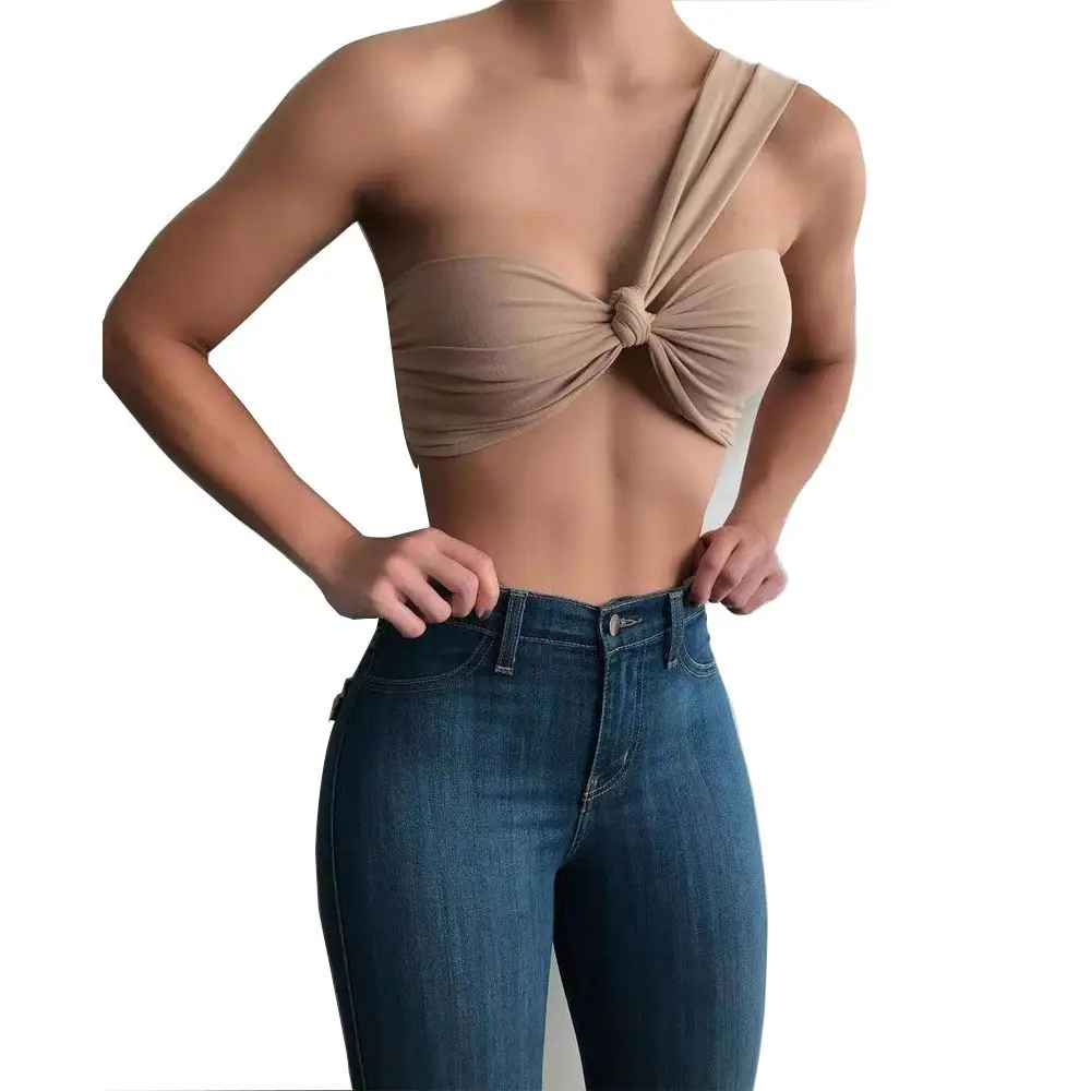 2022 Yellow Halter Top Women's Base Layer Set