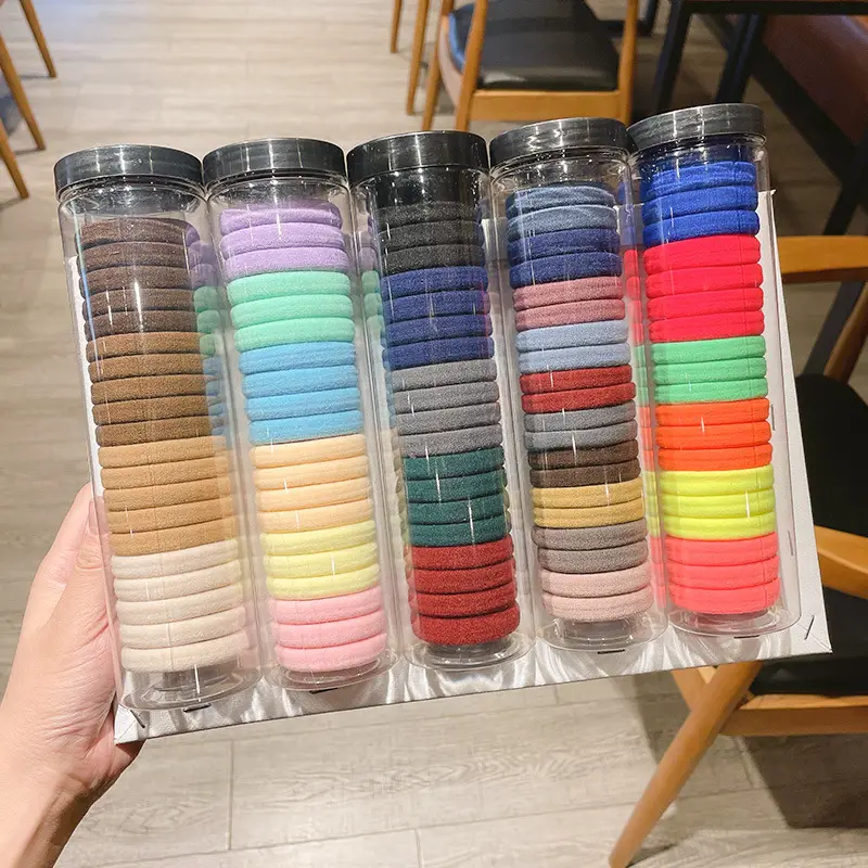 20 Cans of High-Elastic Hair Ties & Rubber Bands Wholesale - Image 7