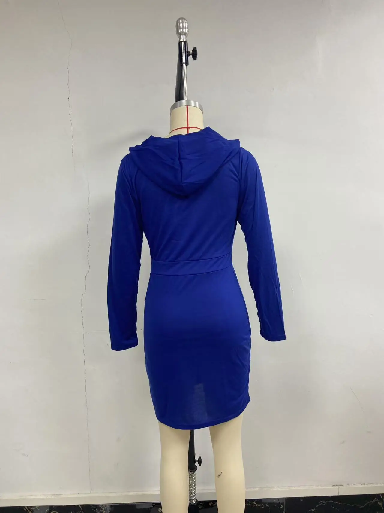 Black Slim Fit Hooded Sweater Skirt for Women — feature 22