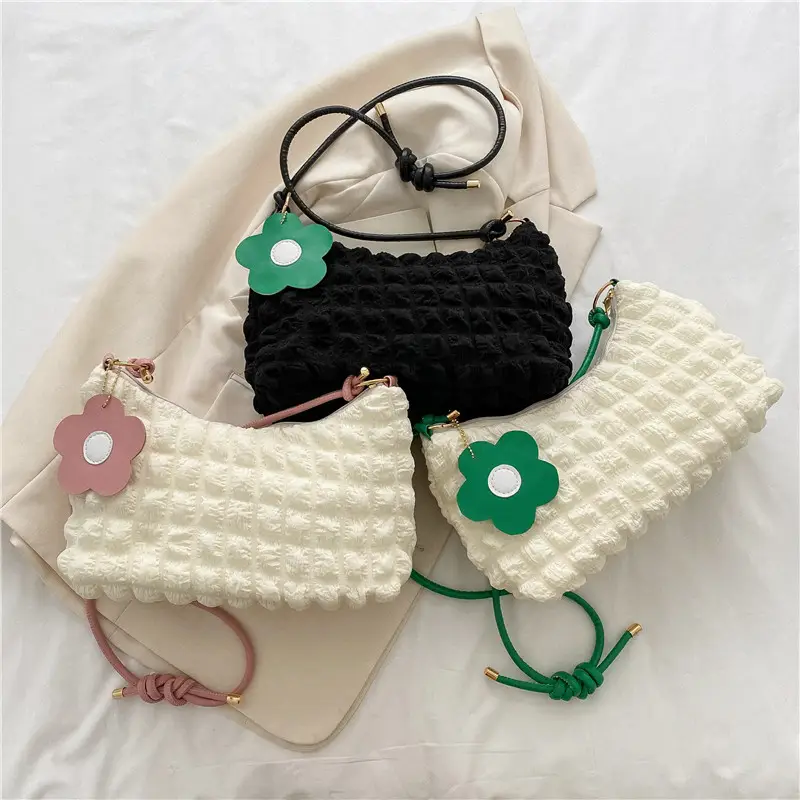 Women Pink Flower Shoulder Bag 2022 - Image 7
