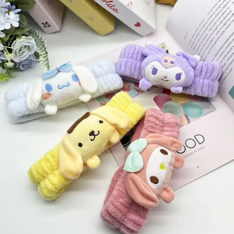 Cute Plush Headband with Bow for Girls - Image 16