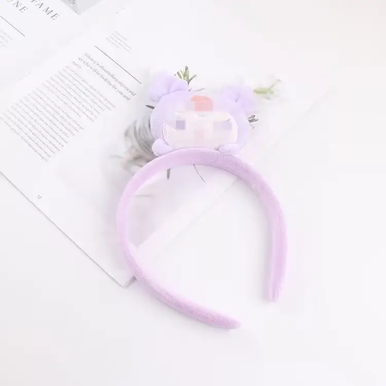 Cute Plush Headband with Bow for Girls - Image 12