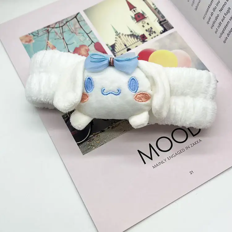 Cute Plush Headband with Bow for Girls - Image 4