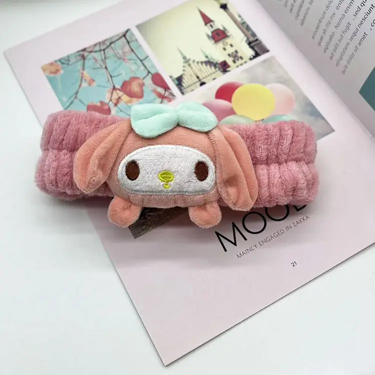 Cute Plush Headband with Bow for Girls - Image 5