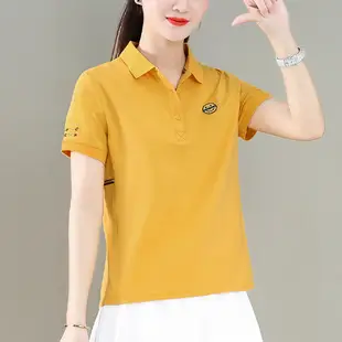 Women Loose Slim T-shirt Brown Artistic Design Large — feature 8