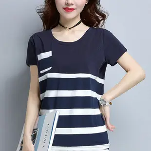 Women Loose Slim T-shirt Brown Artistic Design Large — feature 9