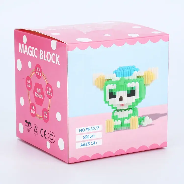 Three-dimensional building blocks for kids educational toy