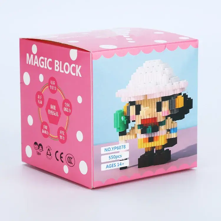 Three-dimensional building blocks for kids educational toy