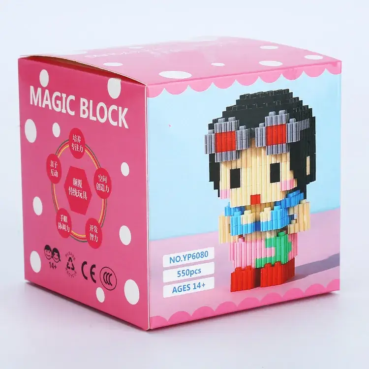 Three-dimensional building blocks for kids educational toy