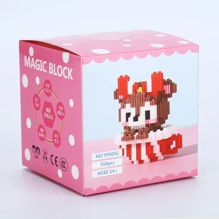 Three-dimensional building blocks for kids educational toy