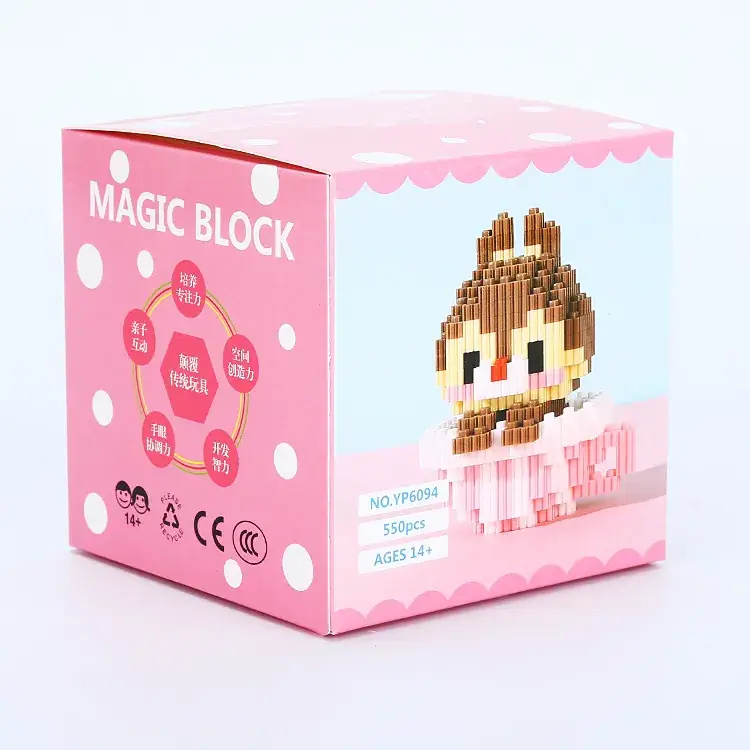 Three-dimensional building blocks for kids educational toy