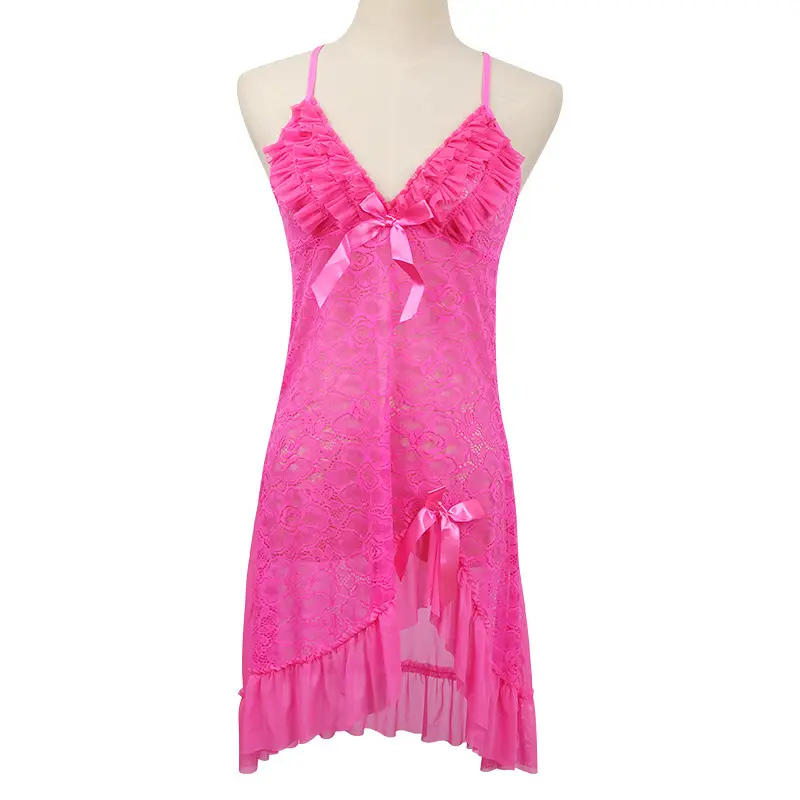 Sexy Lace Backless Nightdress for Women - Image 4