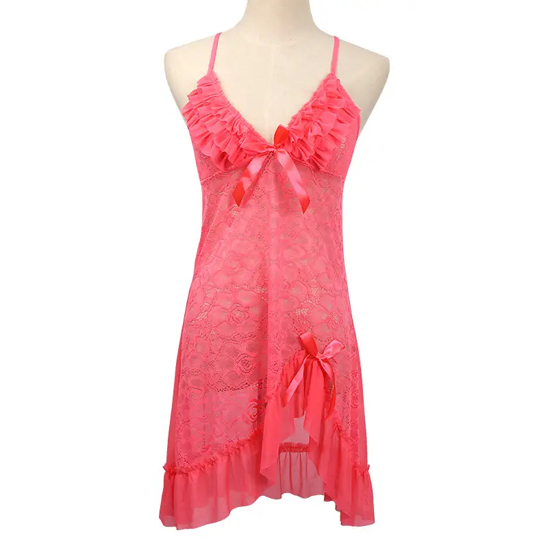 Sexy Lace Backless Nightdress for Women - Image 5