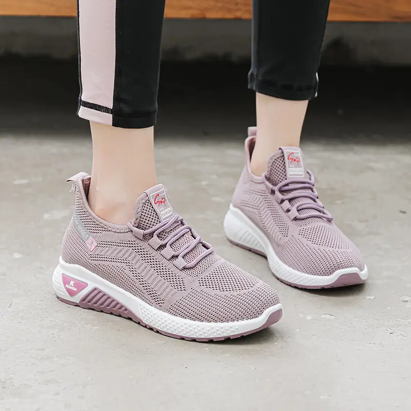 Spring Women's Shoes 2026 New Model Export Sports Casual Breathable Women's Shoes Lightweight Versatile Women's Running Shoes