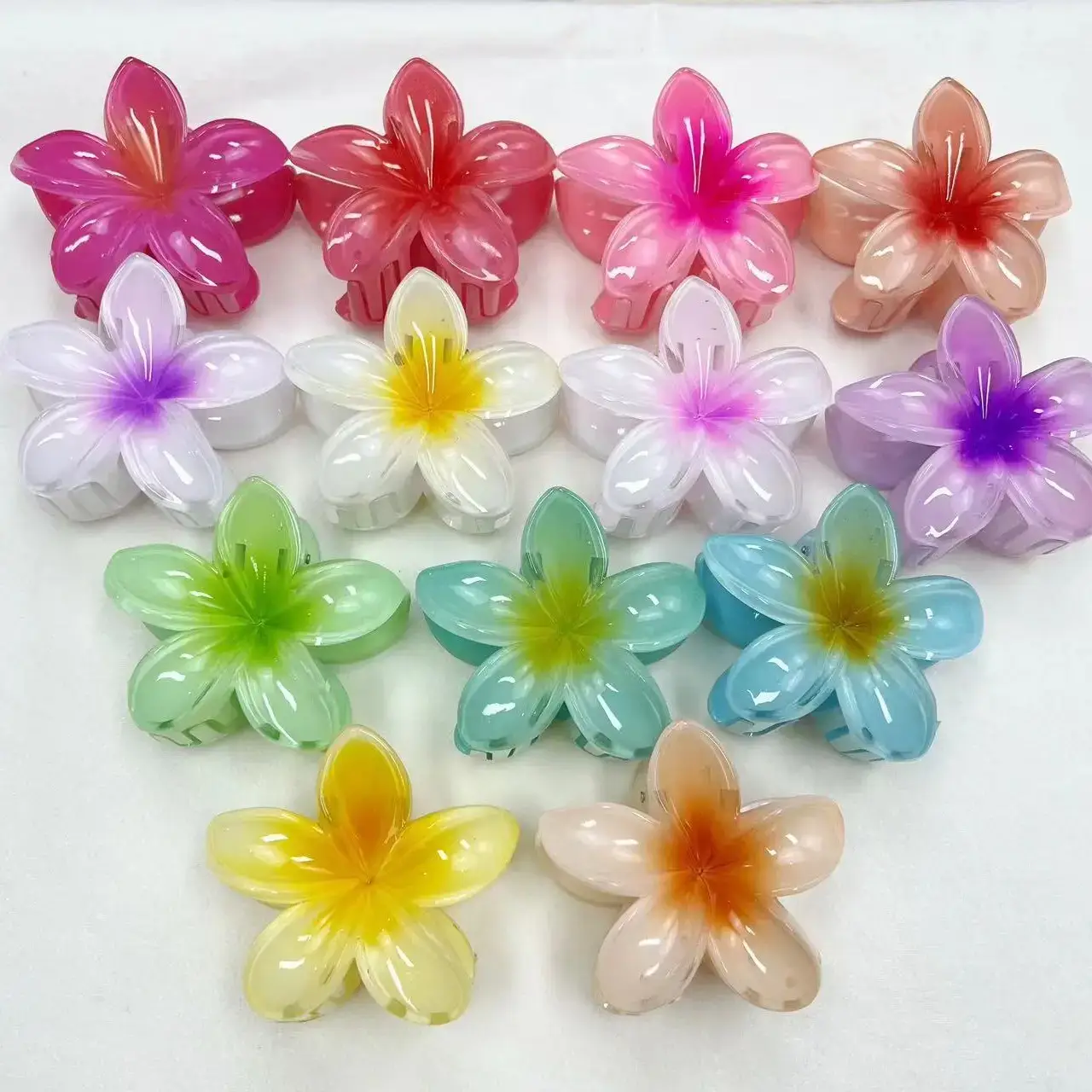 New Arrival Egg Flower Hair Clamps European American Retro Colored