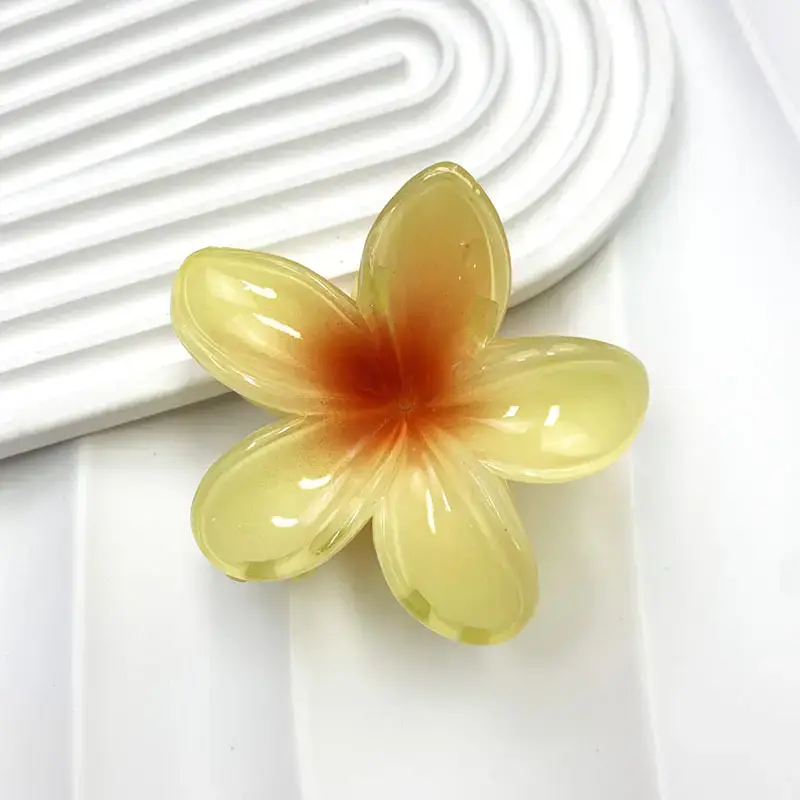 New Arrival Egg Flower Hair Clamps European American Retro Colored
