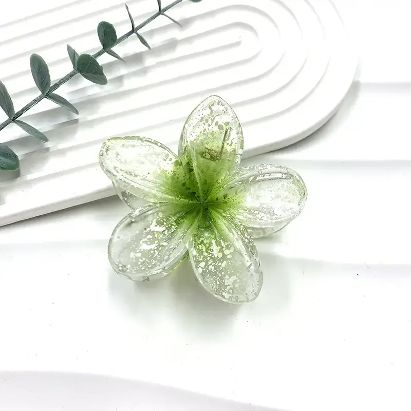 New Arrival Egg Flower Hair Clamps European American Retro Colored