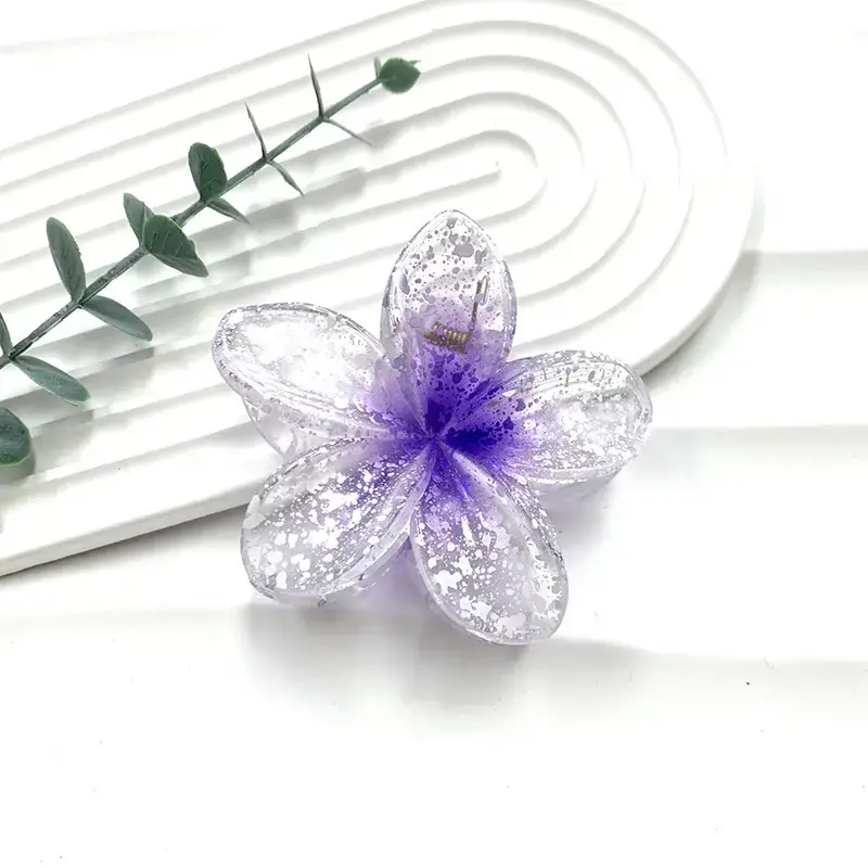 New Arrival Egg Flower Hair Clamps European American Retro Colored