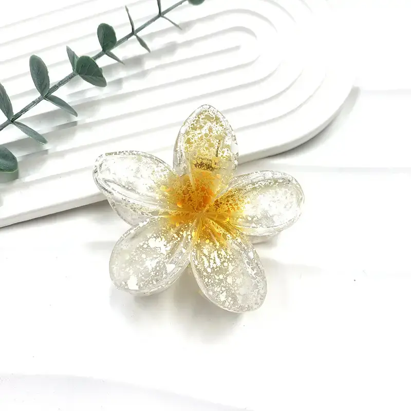New Arrival Egg Flower Hair Clamps European American Retro Colored