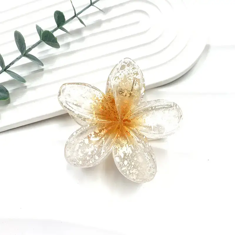 New Arrival Egg Flower Hair Clamps European American Retro Colored