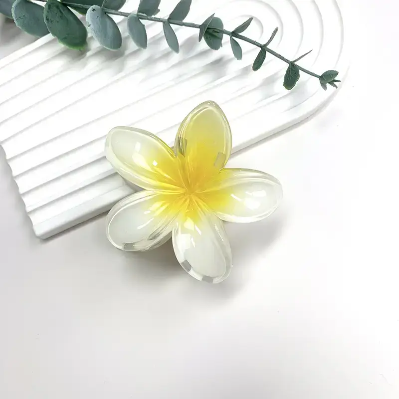 New Arrival Egg Flower Hair Clamps European American Retro Colored