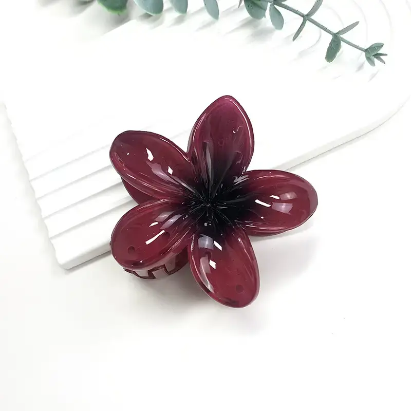 New Arrival Egg Flower Hair Clamps European American Retro Colored