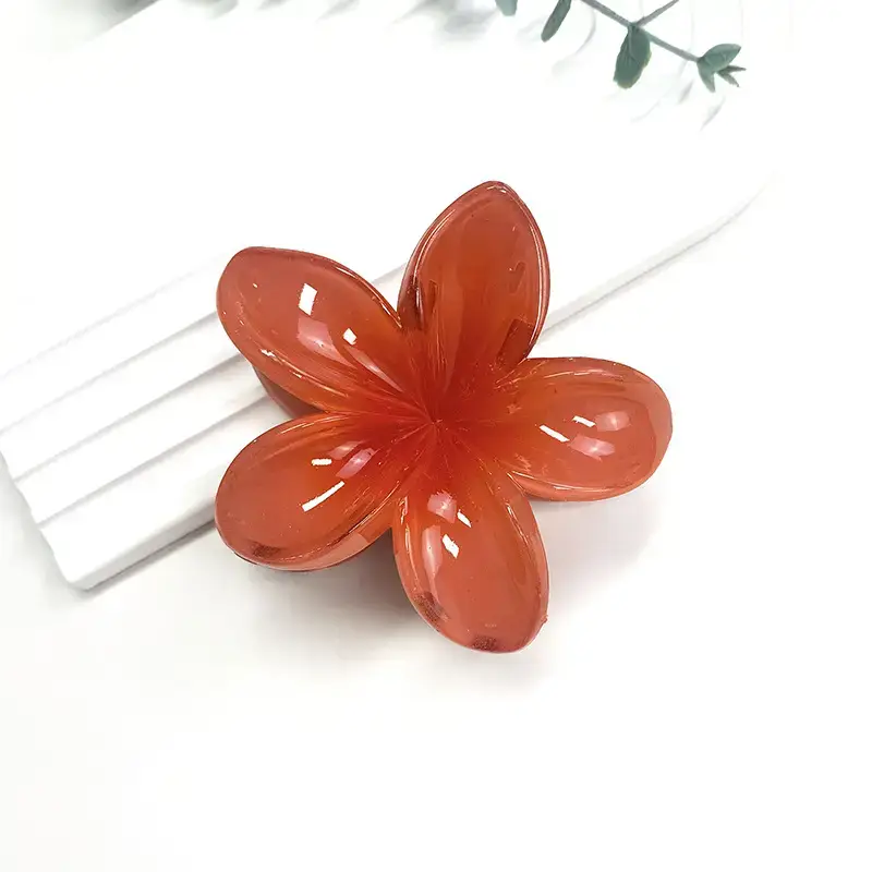 New Arrival Egg Flower Hair Clamps European American Retro Colored