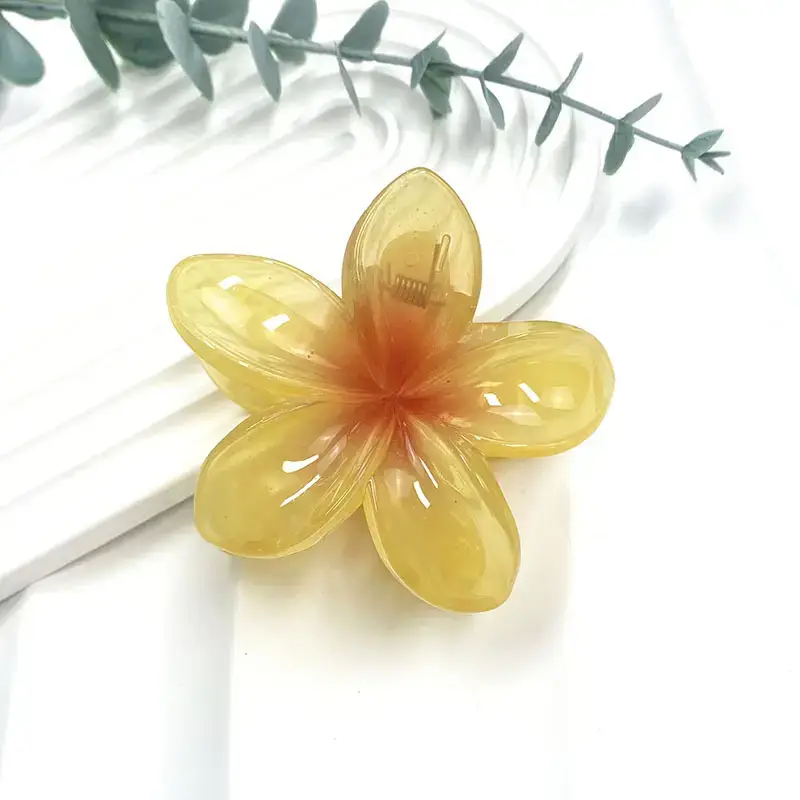 New Arrival Egg Flower Hair Clamps European American Retro Colored