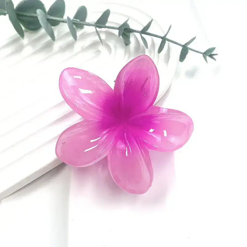 New Arrival Egg Flower Hair Clamps European American Retro Colored