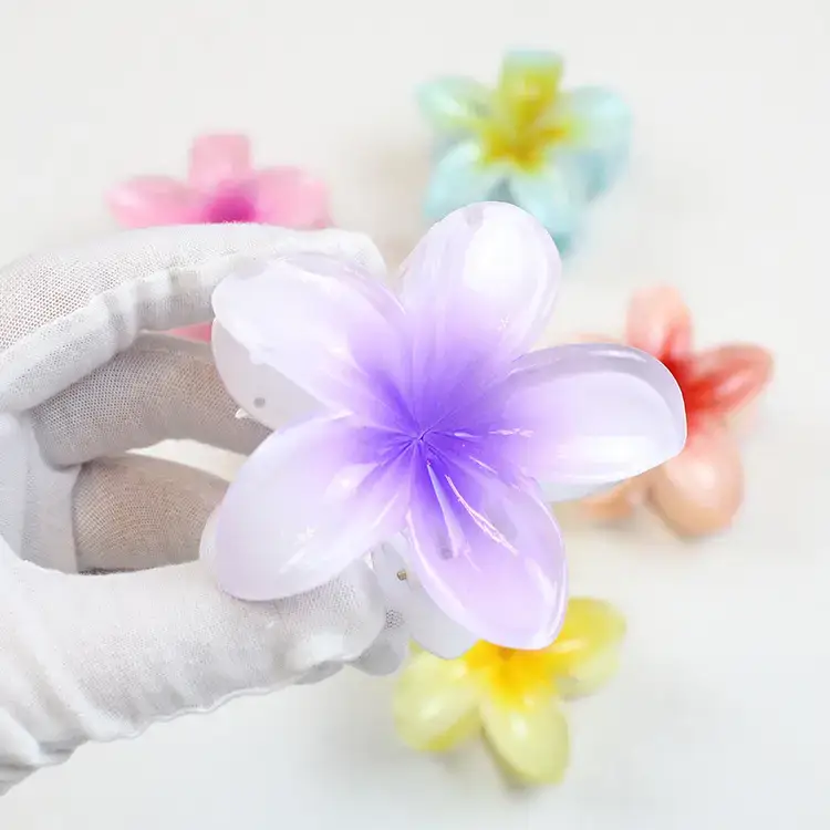 New Arrival Egg Flower Hair Clamps European American Retro Colored