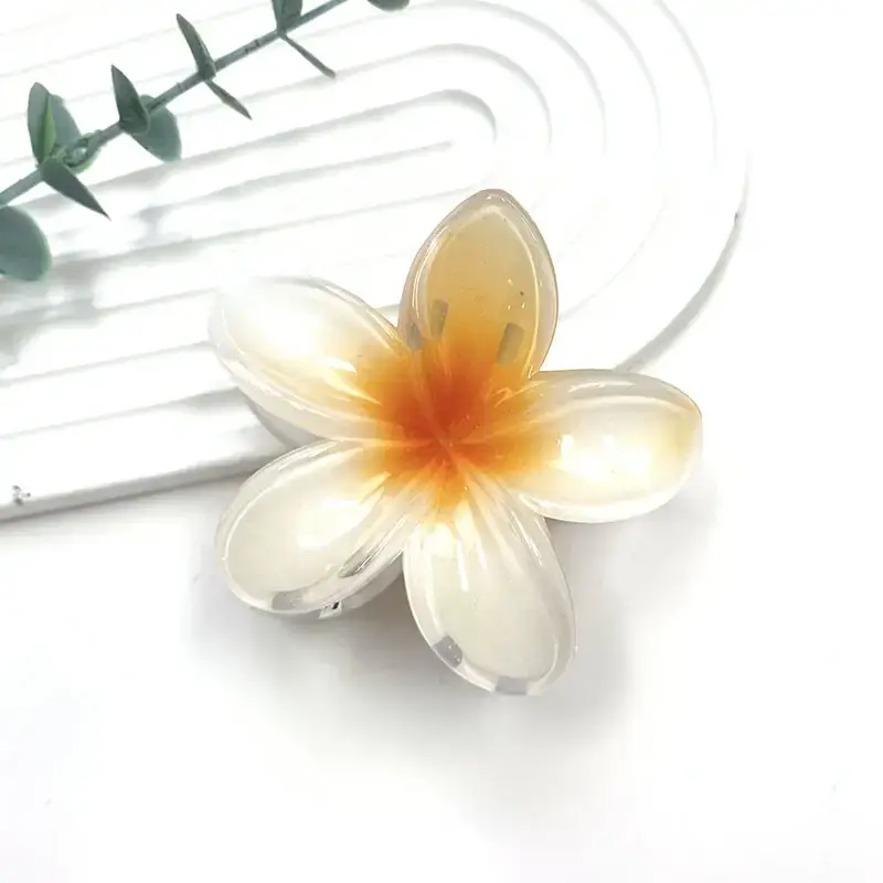 New Arrival Egg Flower Hair Clamps European American Retro Colored