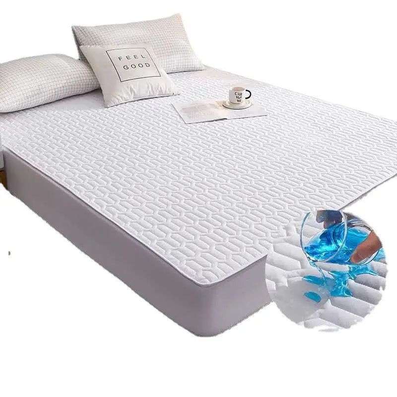 Cross-border cotton waterproof bed hat thickened urine-proof bedspread Simmons mattress protective cover cotton dust cover wholesale