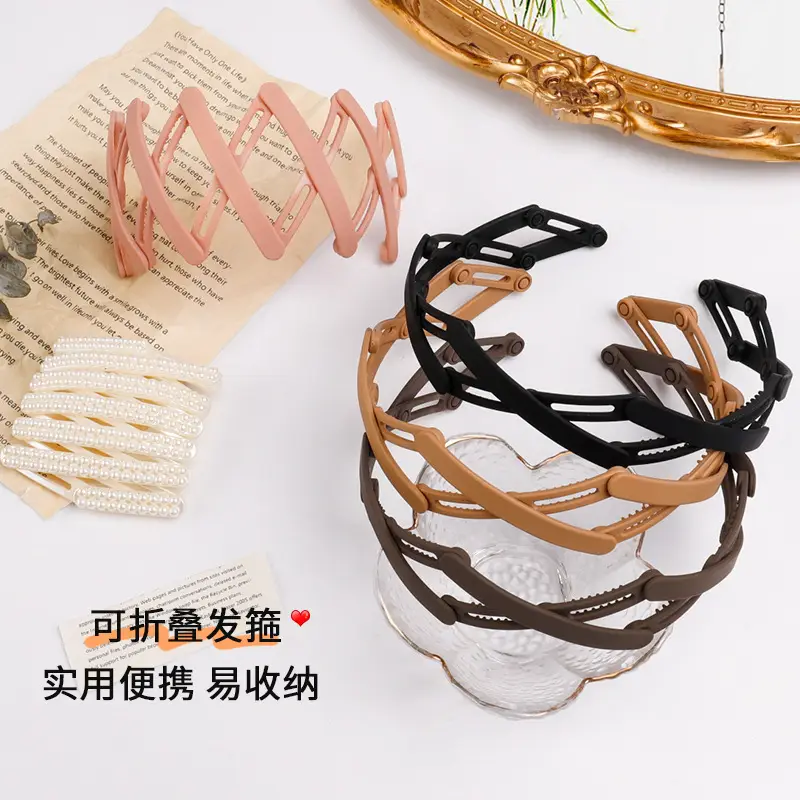 Gray Elastic Hair Accessory for Adults - Image 10