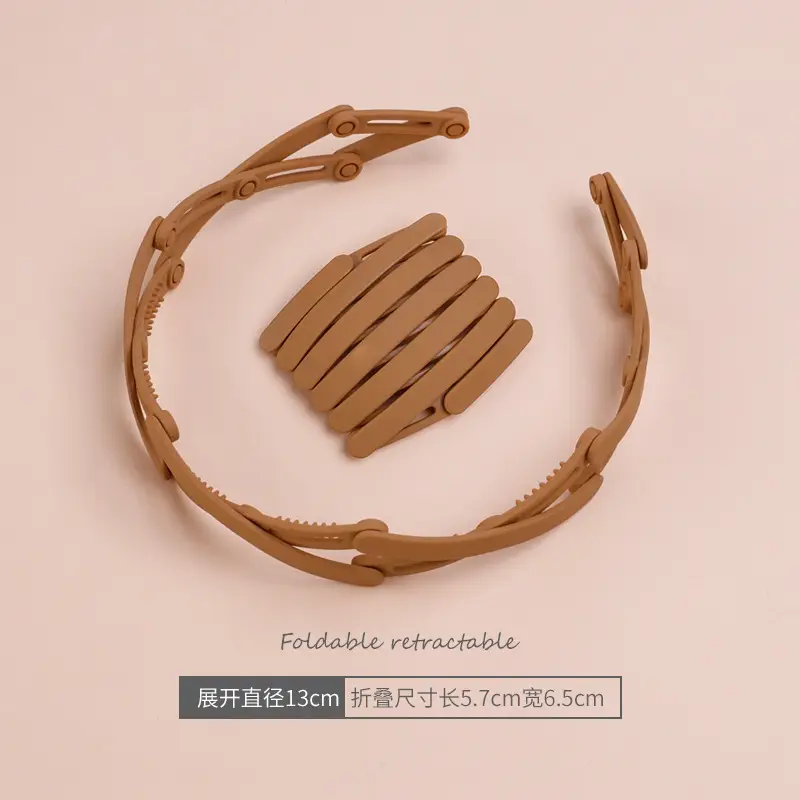 Gray Elastic Hair Accessory for Adults - Image 7