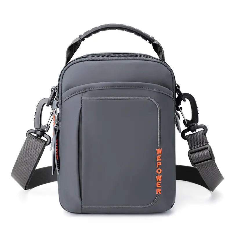 Men's Dual-Use Shoulder & Belt Bag with Mobile Phone Holder - Image 3