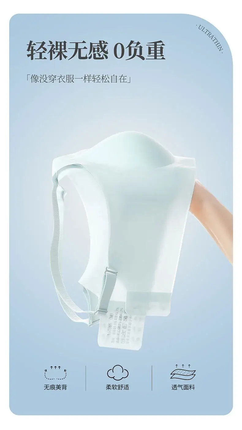 Ultra-Thin Seamless Ice Silk Bra for Small Chest — feature 8