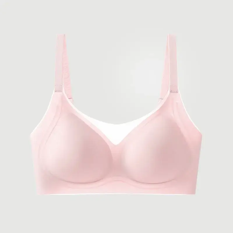 Ultra-Thin Seamless Ice Silk Bra for Small Chest - Image 4