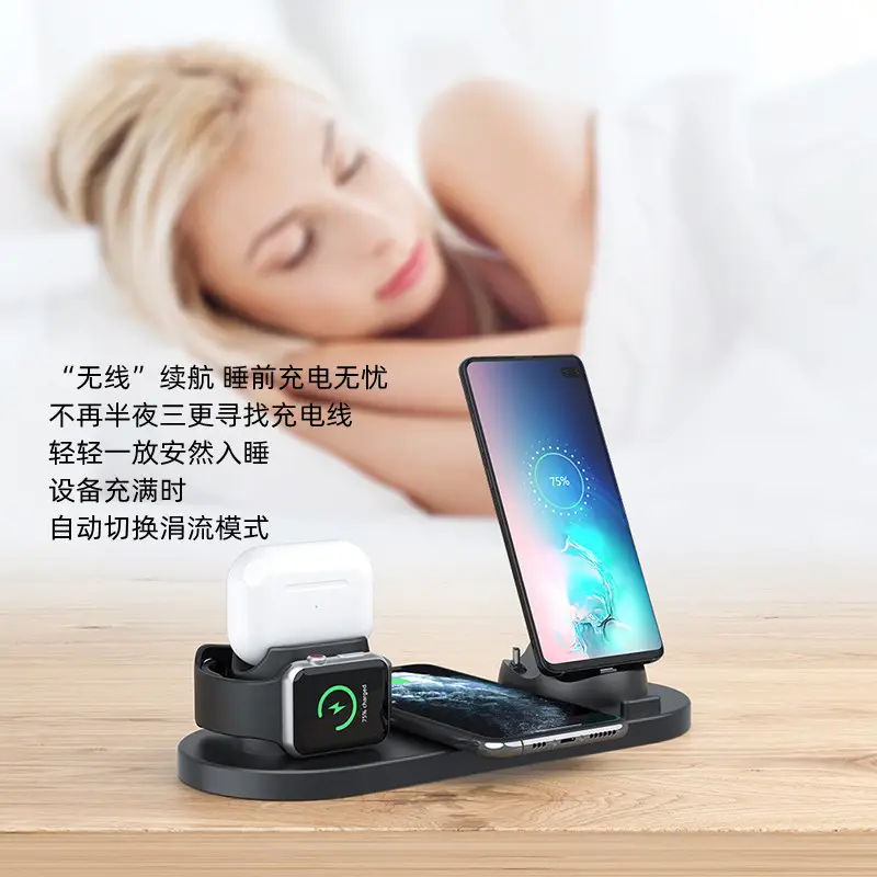 Pink 15W Cross-Border Wireless Charger for Apple Devices - Image 3
